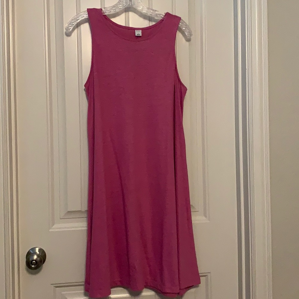 PINK TSHIRT DRESS SIZE LARGE